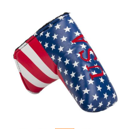 USA Embroidered Golf Putter Cover