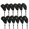 Custom PU Leather Golf Iron Head Covers with Patterns